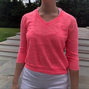 JCREW Pink Summer Sweater